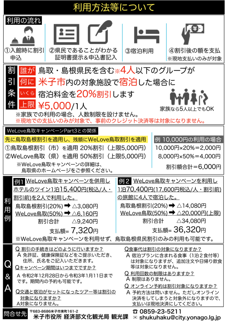 米子に泊まろう!